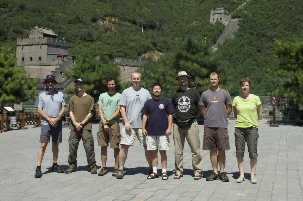 Munndialarts group with master Chen Zhonghua at the great wall, China
